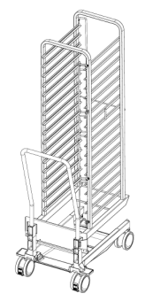 Рама с направляющими 20-1-1, 17 уровней RATIONAL 60.21.289